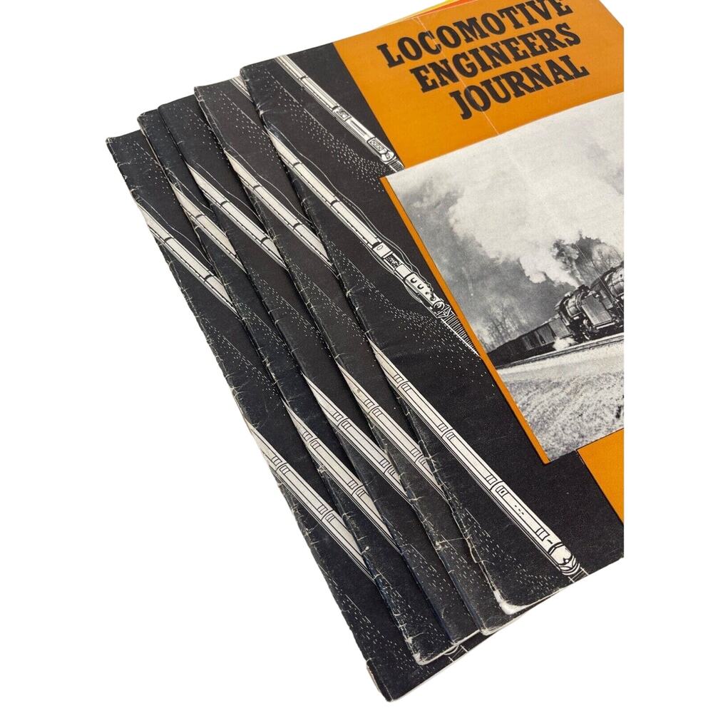 1955 1956 1957 Locomotive Engineers Journal‎ Magazines Lot of 5